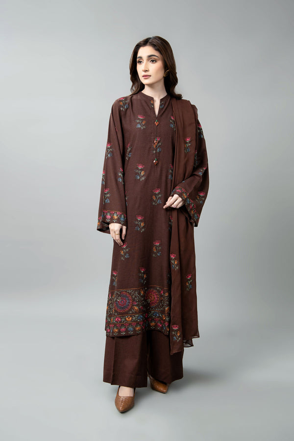 EMBROIDERED KARANDI LAWN 3 PCS (UNSTITCHED)