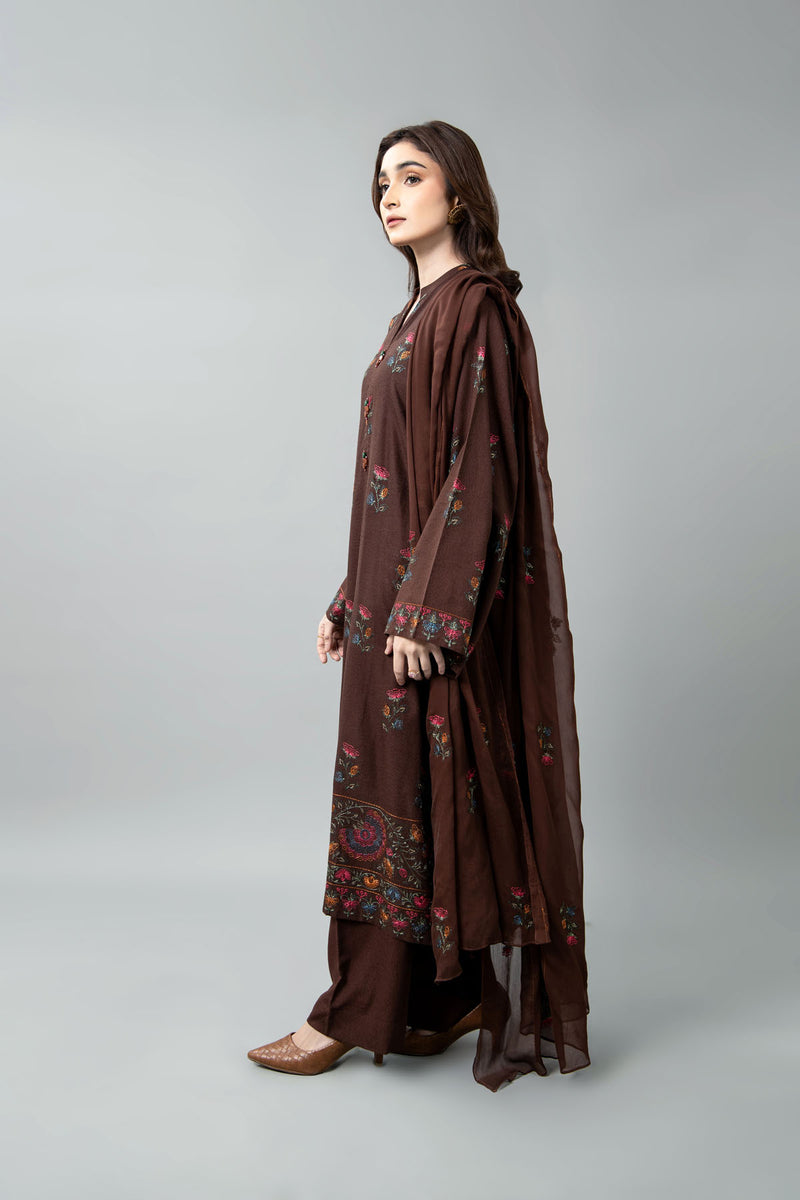 EMBROIDERED KARANDI LAWN 3 PCS (UNSTITCHED)