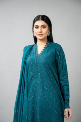 EMBROIDERED & EMBELISHED SLUB KHADDAR 3 PCS (UNSTITCHED)