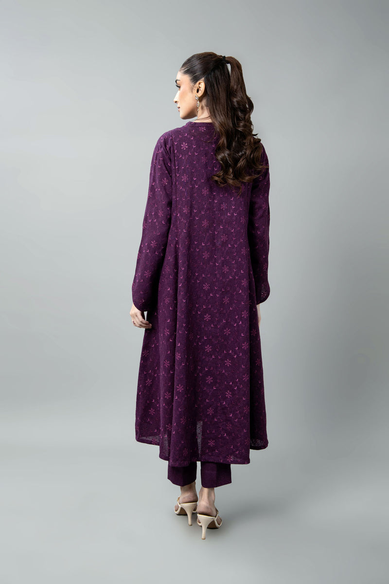 EMBROIDERED COTTON KARANDI 2 PCS (UNSTITCHED)