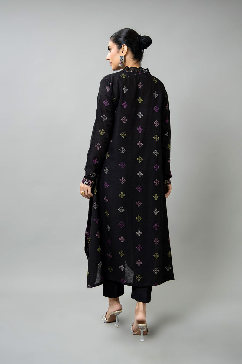 EMBROIDERED KARANDI LAWN 2 PCS (UNSTITCHED)