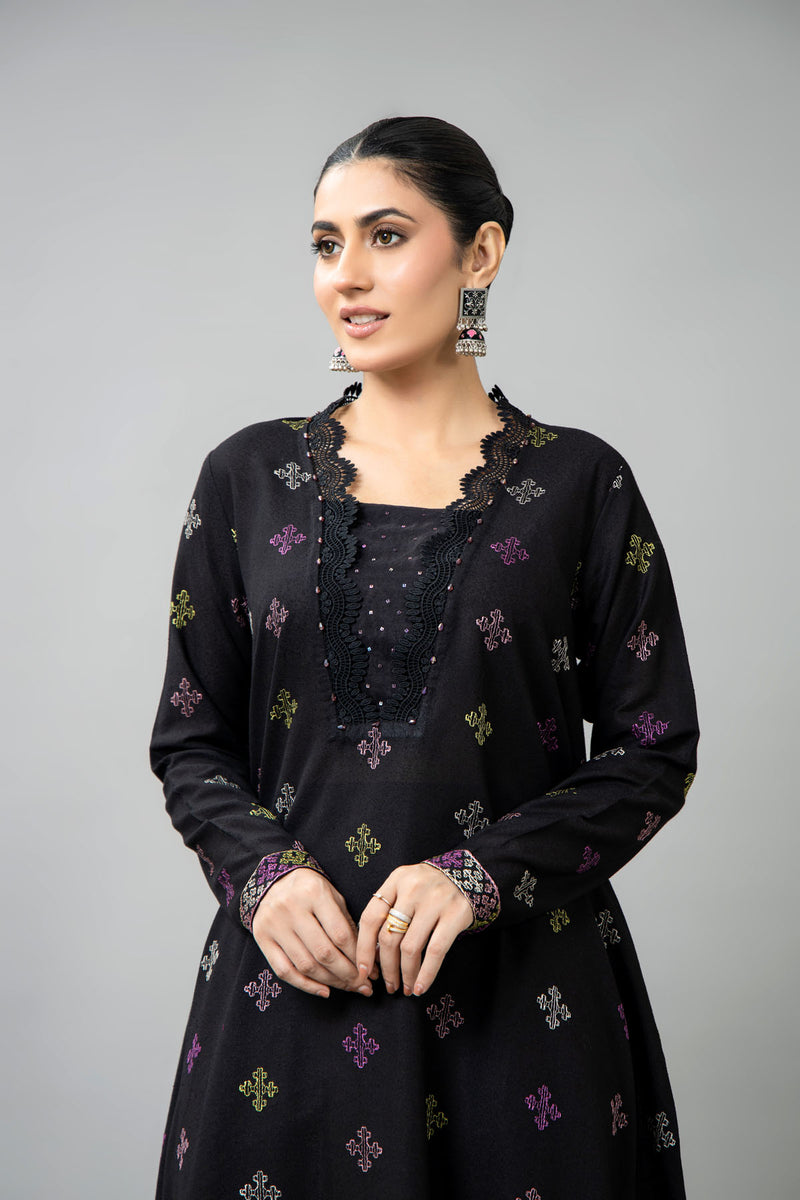 EMBROIDERED KARANDI LAWN 2 PCS (UNSTITCHED)