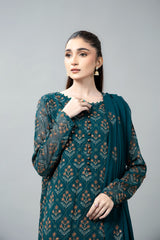 EMBROIDERED & EMBELISHED CHIFFON 3 PCS (UNSTITCHED)