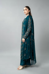 EMBROIDERED & EMBELISHED CHIFFON 3 PCS (UNSTITCHED)