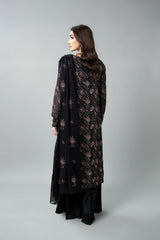 EMBROIDERED  CHIFFON 3 PCS (UNSTITCHED)