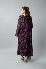 EMBROIDERED & EMBELISHED CHIFFON 3 PCS (UNSTITCHED)