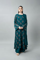EMBROIDERED & EMBELISHED CHIFFON 3 PCS (UNSTITCHED)