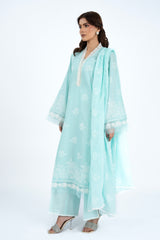 EMBROIDERED & EMBELISHED LAWN 3 PCS (UNSTITCHED)