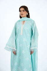 EMBROIDERED & EMBELISHED LAWN 3 PCS (UNSTITCHED)