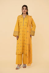 EMBROIDERED LAWN 3 PCS (UNSTITCHED)