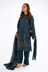 EMBROIDERED LAWN 3 PCS (UNSTITCHED)