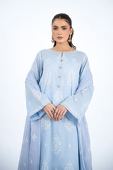 EMBROIDERED & EMBELISHED LAWN 3 PCS (UNSTITCHED)