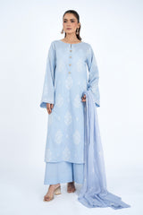 EMBROIDERED & EMBELISHED LAWN 3 PCS (UNSTITCHED)