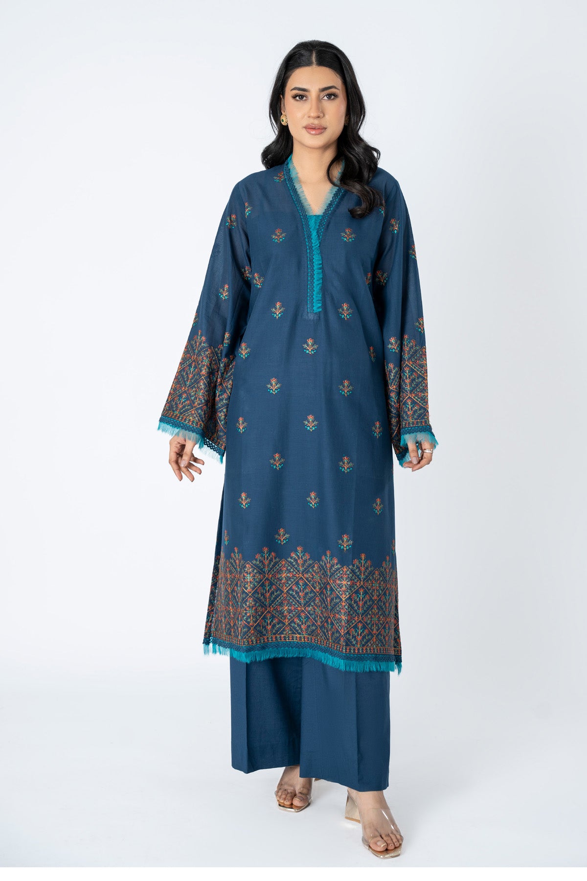 Samar Textile EMBROIDERED LAWN 2 PCS (UNSTITCHED) – The Fabric Store Pakistan