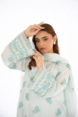 EMBROIDERED LAWN 3 PCS (UNSTITCHED)