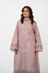 EMBROIDERED LAWN 3 PCS (UNSTITCHED)