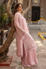 EMBROIDERED & EMBELISHED CHIFFON 3 PCS (UNSTITCHED)