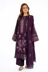EMBROIDERED LAWN 3 PCS (UNSTITCHED)
