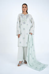 EMBROIDERED LAWN 3 PCS (UNSTITCHED)
