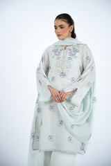 EMBROIDERED LAWN 3 PCS (UNSTITCHED)