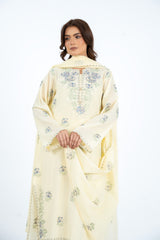 EMBROIDERED LAWN 3 PCS (UNSTITCHED)