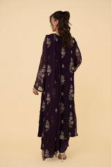 EMBROIDERED & EMBELISHED CHIFFON 3 PCS (UNSTITCHED)