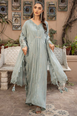 EMBROIDERED & EMBELISHED CHIFFON 3 PCS (UNSTITCHED)