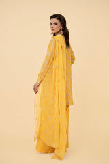 EMBROIDERED & EMBELISHED CHIFFON 3 PCS (UNSTITCHED)