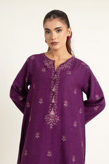 EMBROIDERED COTTON KARANDI 2 PCS (UNSTITCHED)
