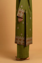 EMBROIDERED SLUB KHADDAR 2 PCS (UNSTITCHED)