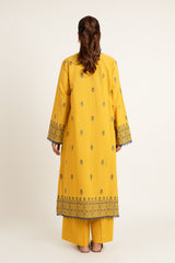 EMBROIDERED SLUB KHADDAR 2 PCS (UNSTITCHED)