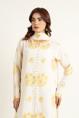 EMBROIDERED KARANDI LAWN 3 PCS (UNSTITCHED)