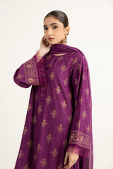 EMBROIDERED KARANDI LAWN 3 PCS (UNSTITCHED)