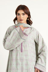 EMBROIDERED & EMBELISHED KARANDI LAWN 3 PCS (UNSTITCHED)