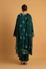 EMBROIDERED SLUB KHADDAR 3 PCS (UNSTITCHED)