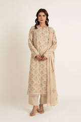 EMBROIDERED KARANDI LAWN 3 PCS (UNSTITCHED)