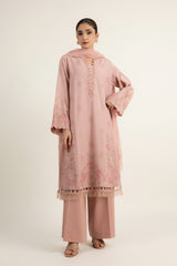 EMBROIDERED COTTON KARANDI 3 PCS (UNSTITCHED)