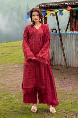 EMBROIDERED KARANDI LAWN 3 PCS (UNSTITCHED)