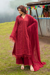 EMBROIDERED KARANDI LAWN 3 PCS (UNSTITCHED)