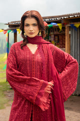 EMBROIDERED KARANDI LAWN 3 PCS (UNSTITCHED)