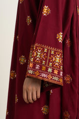 EMBROIDERED SLUB KHADDAR 3 PCS (UNSTITCHED)
