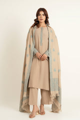 EMBROIDERED KARANDI LAWN SHAWL 1 PCS