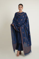 EMBROIDERED KARANDI LAWN SHAWL 1 PCS