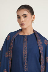 EMBROIDERED KARANDI LAWN SHAWL 1 PCS