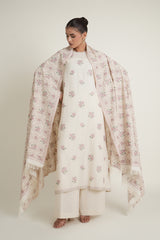 EMBROIDERED KARANDI LAWN SHAWL 1 PCS