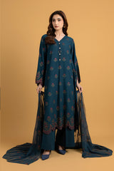 EMBROIDERED KARANDI LAWN 3 PCS (UNSTITCHED)