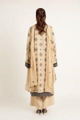 EMBROIDERED & EMBELISHED COTTON KARANDI 3 PCS (UNSTITCHED)