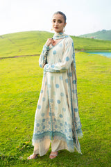 EMBROIDERED  KARANDI LAWN 2 PCS (UNSTITCHED)