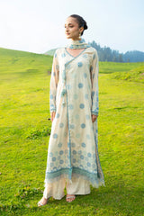 EMBROIDERED  KARANDI LAWN 2 PCS (UNSTITCHED)