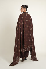 EMBROIDERED KARANDI LAWN SHAWL 1 PCS